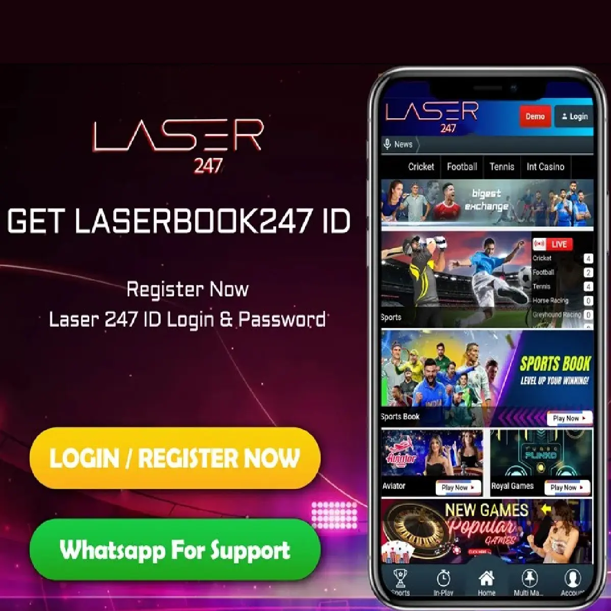 Laser247 Register