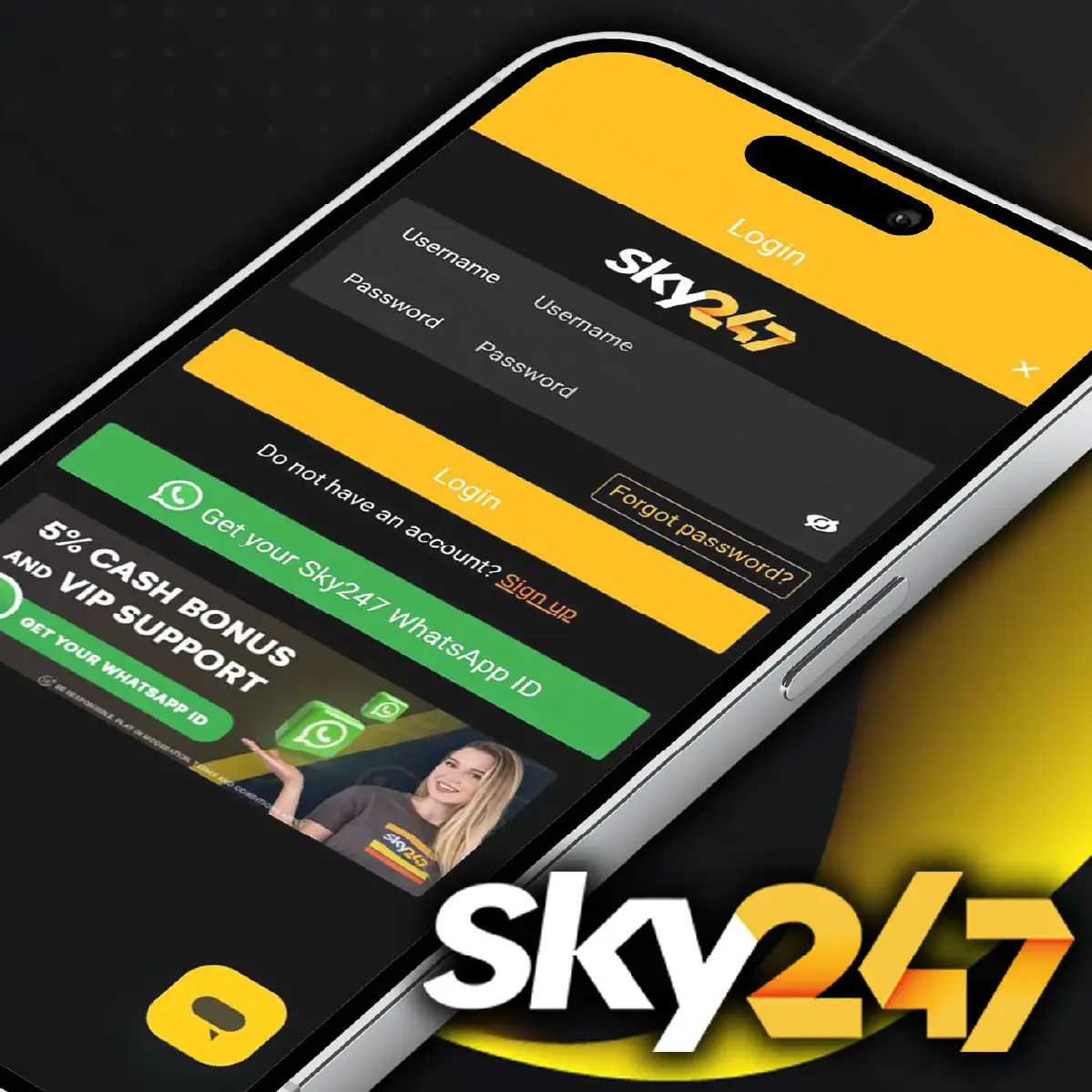 Sky247 Login ID and Password