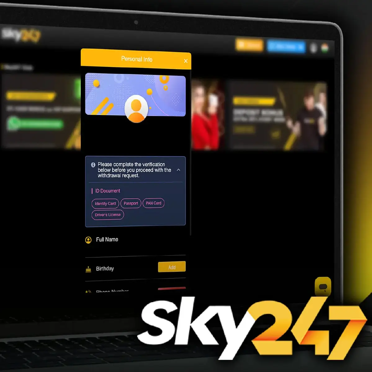 sky247 login