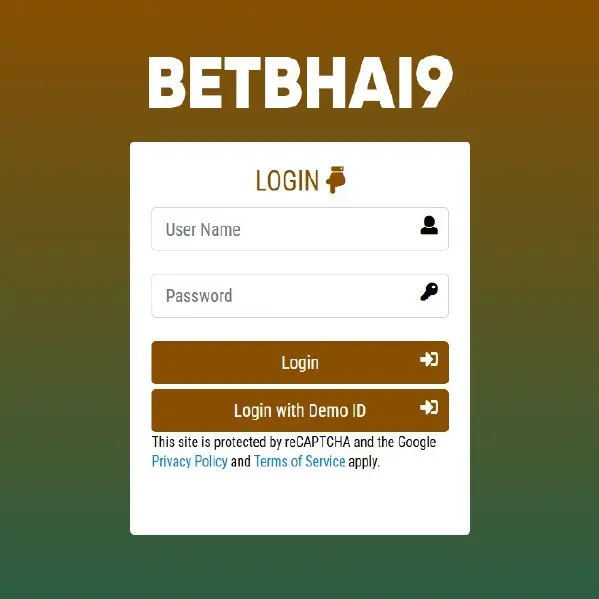 Betbhai9 Login ID